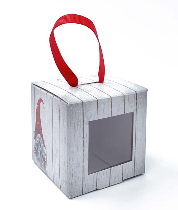 Boîte à suspendre avec fenêtre Gnome - 3'' x 3'' x 3'' (500 un.)