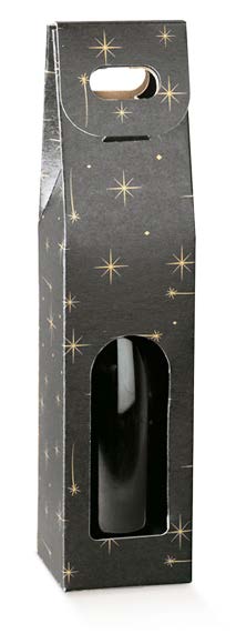 Boîte à vin 1 bouteille Constellation - 3½'' x 3½'' x 15''
