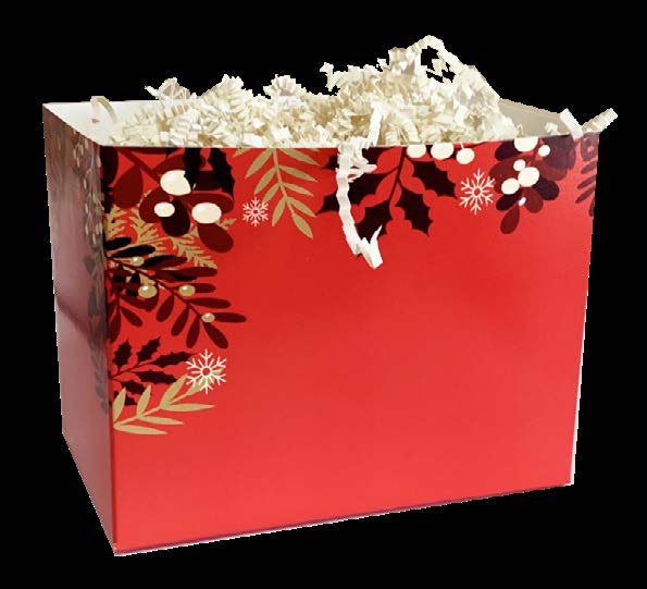Boîte panier cadeau motif Holly – 6½'' x 5'' x 4½'' – lot de 500