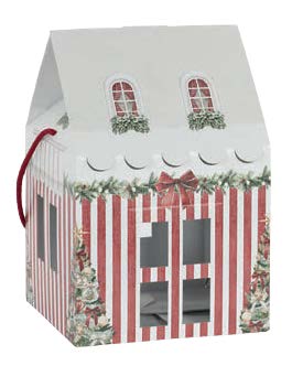 Boîte panier Marché Rouge petite - 7.87'' x 5'' x 5½''