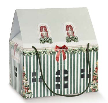 Boîte panier Marché Vert grande - 9.64'' x 9.64'' x 5.9''