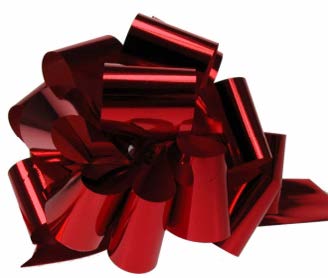 Boucle à tirer miroir Rouge - 3/4 po (50 boucles)