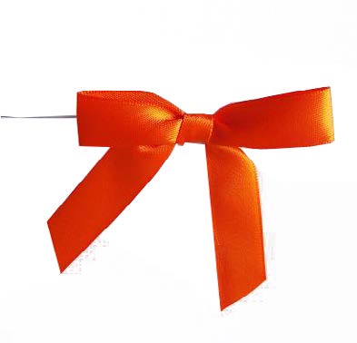 Boucle avec attache Orange - Ruban 5/8 po, Boucle 3 po