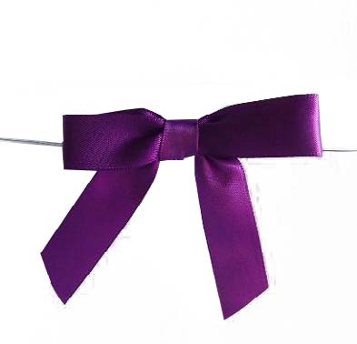 Boucle avec attache Violet - Ruban 5/8 po, Boucle 3 po
