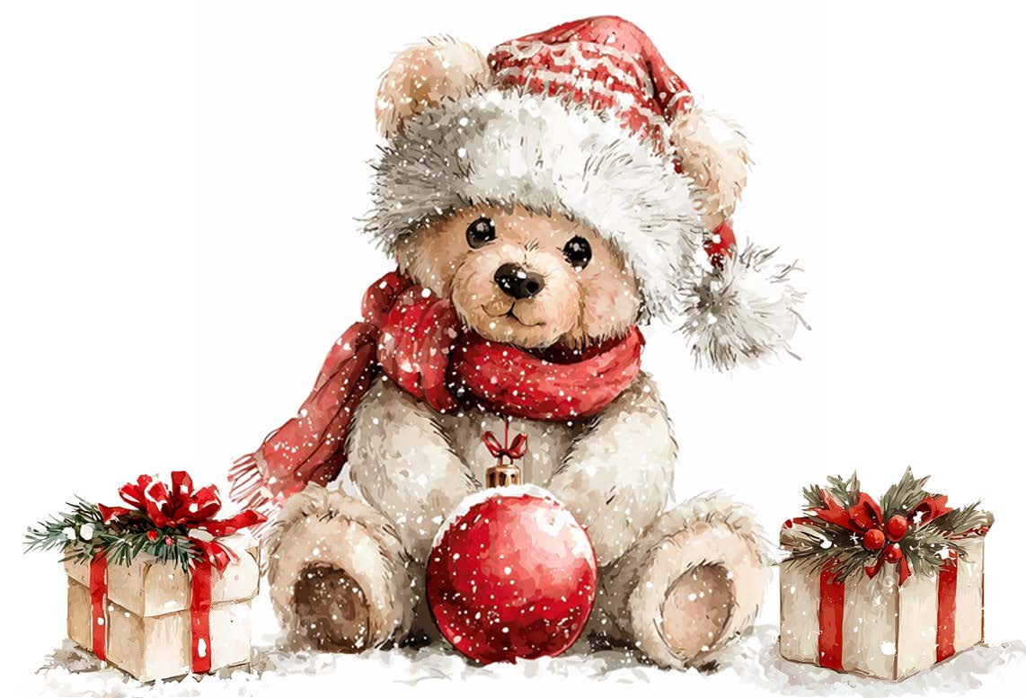 Calendrier de l'Avent chocolat Moulage Teddy - 16'' x 11'' x 5/8'' (1000 un.)