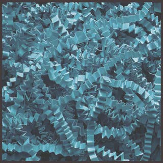 Paille décorative régulière Bleu pâle / Light Blue – sac de 10 lbs
