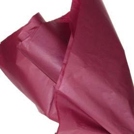 Papier de soie de couleur Bourgogne - 480 feuilles - 20'' x 30''