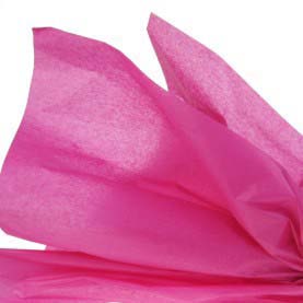 Papier de soie de couleur Fuchsia - 100 feuilles - 20'' x 30''