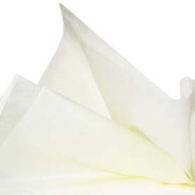 Papier de soie de couleur Ivoire - 100 feuilles - 20'' x 30''
