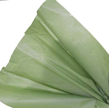 Papier de soie de couleur Mousse - 100 feuilles - 20'' x 30''