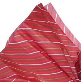 Papier de soie de Noël Rayures rouges - 240 feuilles - 20'' x 30''