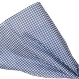 Papier de soie Gingham Indigo - 50 feuilles - 20'' x 30''