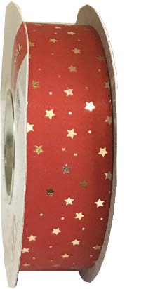Ruban à friser de Noël Celeste Bourgogne - 1 1/4 po x 55 Y