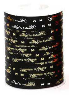 Ruban à friser de Noël Plaisir d'offrir Noir - 7/16 po x 250 Y