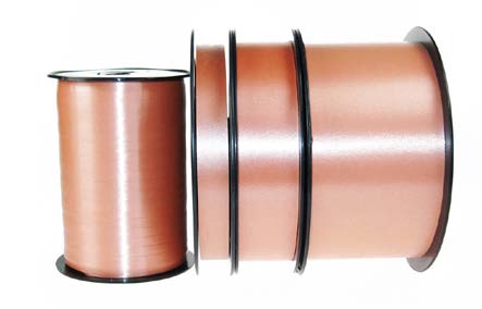 Ruban à friser lisse Saumon - 2 3/4" x 100 Y