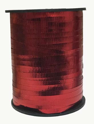 Ruban à friser métallique gaufré Rouge SPT05 - 3/16 po x 500 Y