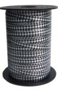 Ruban à friser Vichy Gris - 7/16" x 250 Y