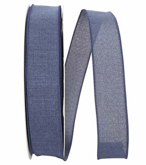 Ruban de lin Marine - 1½ po x 50 Y