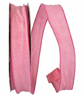 Ruban de lin Rose - 1½ po x 50 Y