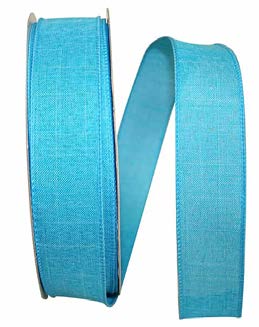 Ruban de lin Turquoise - 1½ po x 50 Y