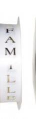 Ruban funéraire imprimé FAM - 1 3/8 po x 100 Y