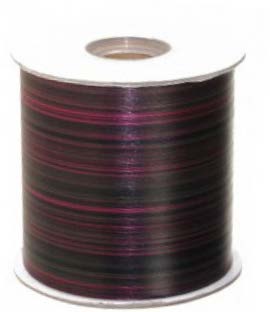 Ruban liquidation dégradé bourgogne Multicolore - 4 po x 50 Y