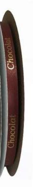 Ruban satin Brun - 3/8 po x 100 Y (Collection Chocolat)