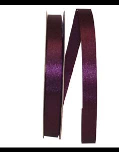 Ruban satin Prune - 5/8 po x 100 Y