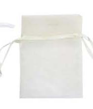 Sac organdi Ivoire - 5'' x 7''