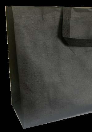 Sac réutilisable à fond cardé Kraft - 16 po x 6 po x 12 po