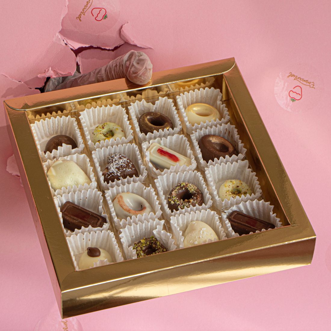Boîtes à chocolat et cavités
