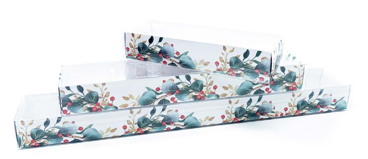 Boîte à macarons non assemblée motif Royal – 6½'' x 2¼'' x 2'' – lot de 50