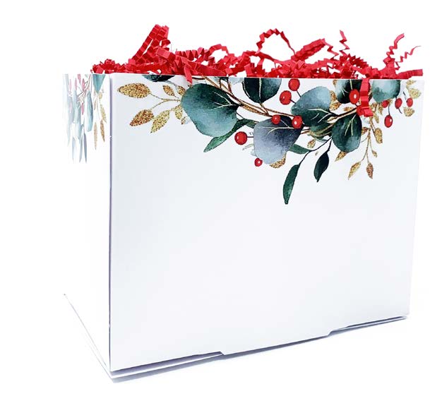 Boîte panier cadeau motif Royal – 6½'' x 5'' x 4½'' – lot de 250