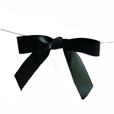 Boucle avec attache Noir - Ruban 5/8 po, Boucle 3 po