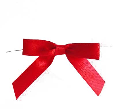 Boucle avec attache Rouge - Ruban 5/8 po, Boucle 3 po
