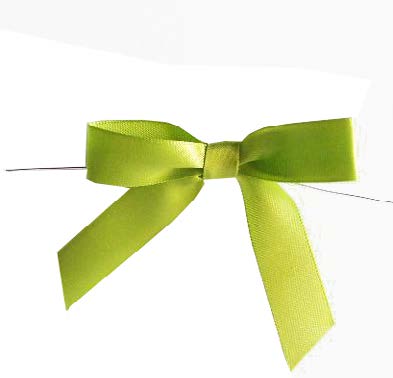 Boucle avec attache Vert lime - Ruban 5/8 po, Boucle 3 po