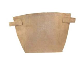Cache-pot en jute - 6½'' dia. x 6'' H