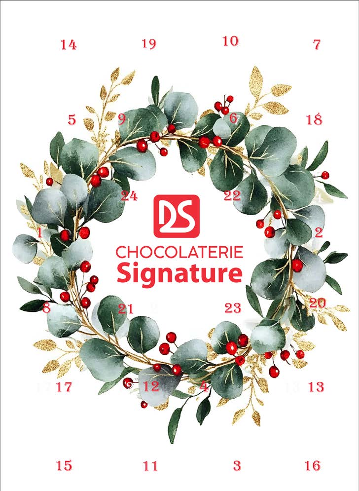 Calendrier de l'Avent chocolat Bouchée Royal - 8'' x 11'' x 1'' (1000 un.)