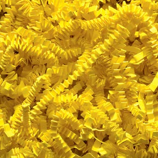 Paille décorative régulière Jaune / Yellow – sac de 10 lbs