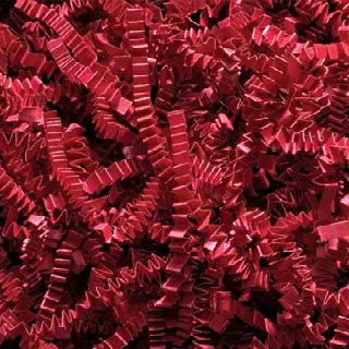 Paille décorative régulière Rouge / Red – sac de 10 lbs