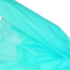 Papier de soie de couleur Aqua - 480 feuilles - 20'' x 30''