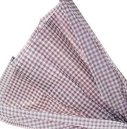Papier de soie Gingham Brun - 240 feuilles - 20'' x 30''