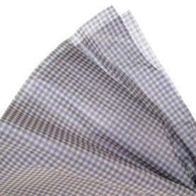 Papier de soie Gingham Marine - 240 feuilles - 20'' x 30''
