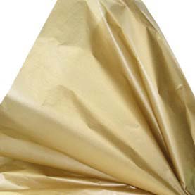 Papier de soie métallique Or - 200 feuilles - 20'' x 30''