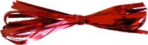 Raphia Miroir Rouge - 7/16 po x 218 Y