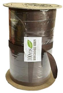 Ruban à friser biodégradable Brun - 7/16 po x 100 Y