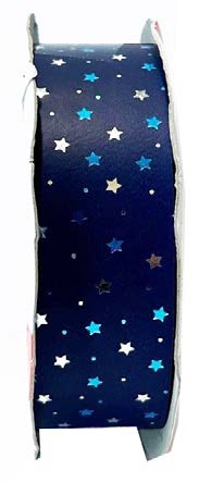 Ruban à friser de Noël Celeste Bleu - 1 1/4 po x 55 Y