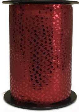 Ruban à friser de Noël Eloi Rouge - 7/16 po x 250 Y