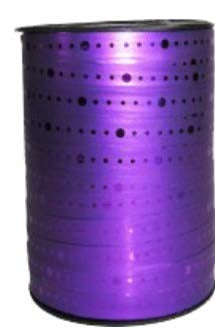 Ruban à friser de Noël Elton Violet - 7/16 po x 250 Y