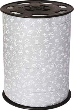 Ruban à friser de Noël Rex Blanc - 7/16 po x 250 Y
